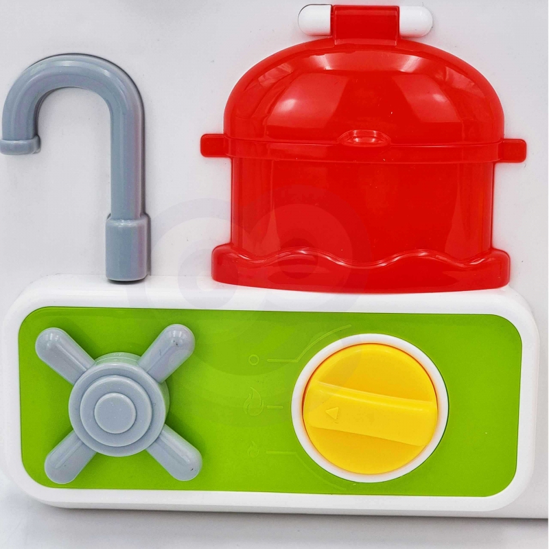 WOOPIE BABY Tablica Manipulacyjna Kuchnia Zegar z Efektami Dźwiękowymi i Świetlnymi Montessori - obrazek 9