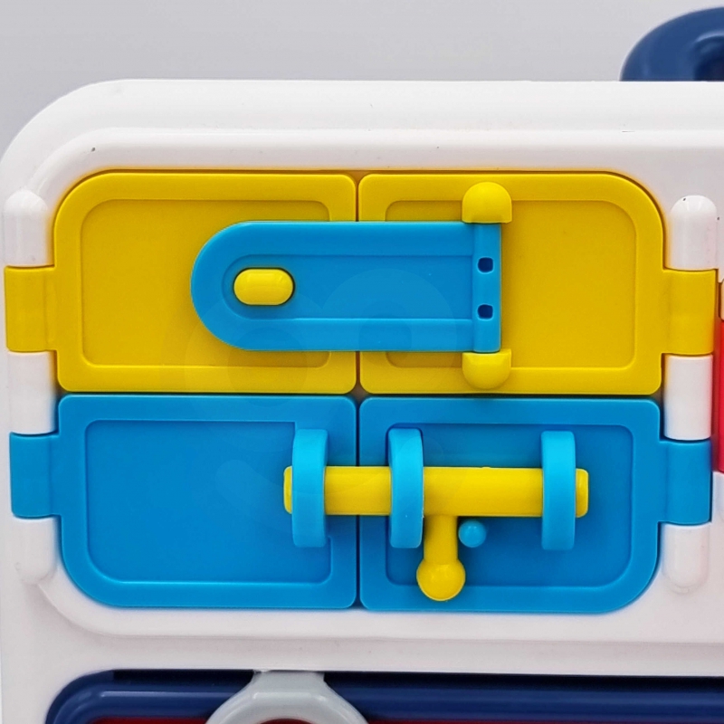 WOOPIE BABY Tablica Manipulacyjna Kuchnia Zegar z Efektami Dźwiękowymi i Świetlnymi Montessori - obrazek 15