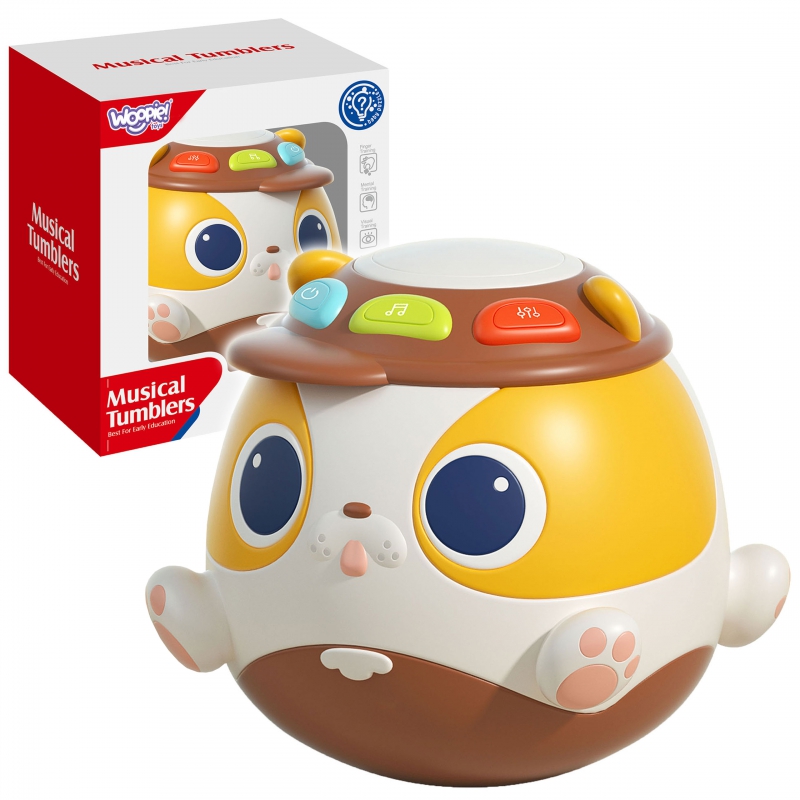 WOOPIE BABY Interaktywna Grająca Kula Piesek Zabawka Muzyczna Edukacyjna - obrazek 6