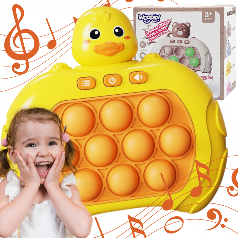 WOOPIE Gra POP IT Interaktywna Antystresowa Zręcznościowa Kaczka - obrazek 6