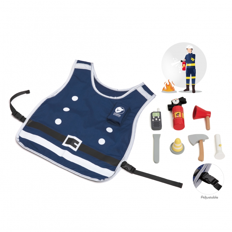 CLASSIC WORLD Little Firefighter Set Costume Tools 8 pcs. - obrazek 8