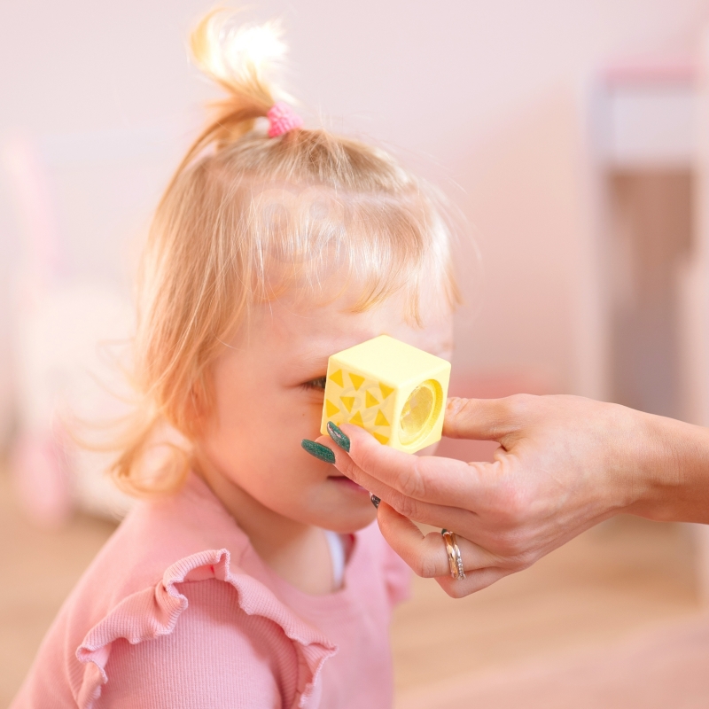 CLASSIC WORLD Drewniane Klocki Sensoryczne 7 Funkcji Układanka Multifunkcyjna Kształty Dźwięk MONTESSORI 14 el. - obrazek 4