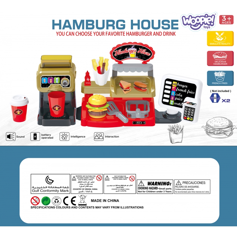 WOOPIE Fast Food XXL Sklep Restauracja Kasa + Dystrybutor Napojów - obrazek 13