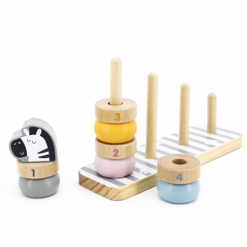 VIGA PolarB Drewniana Układanka Edukacyjna ze Zwierzątkami Montessori - obrazek 6