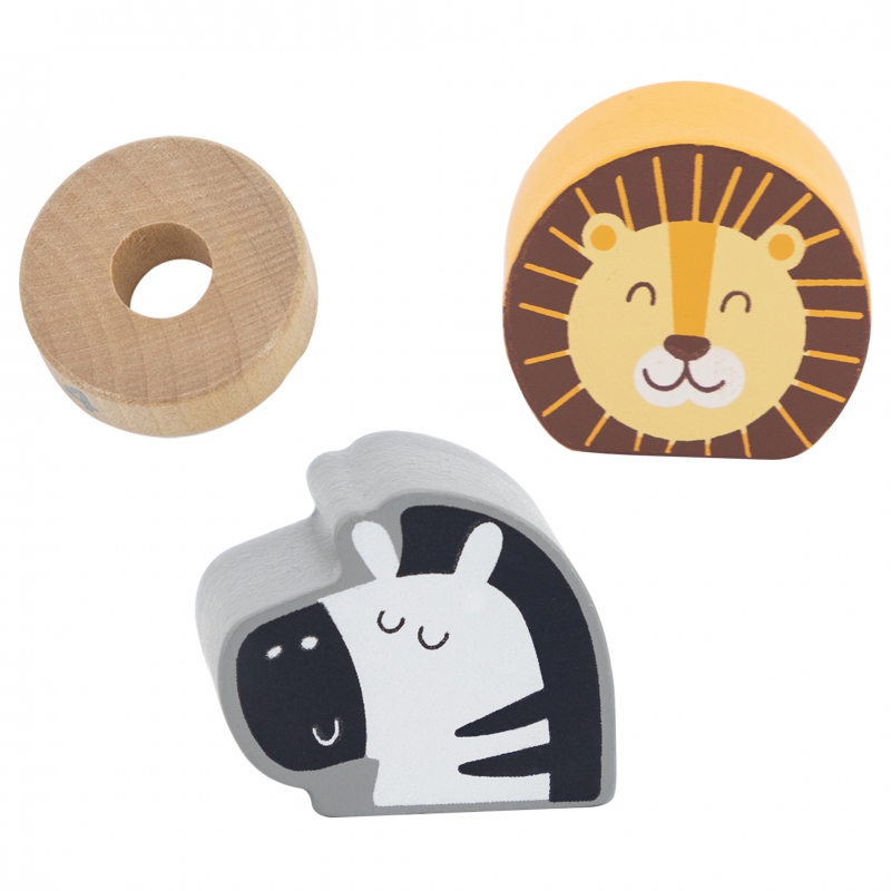 VIGA PolarB Drewniana Układanka Edukacyjna ze Zwierzątkami Montessori - obrazek 9