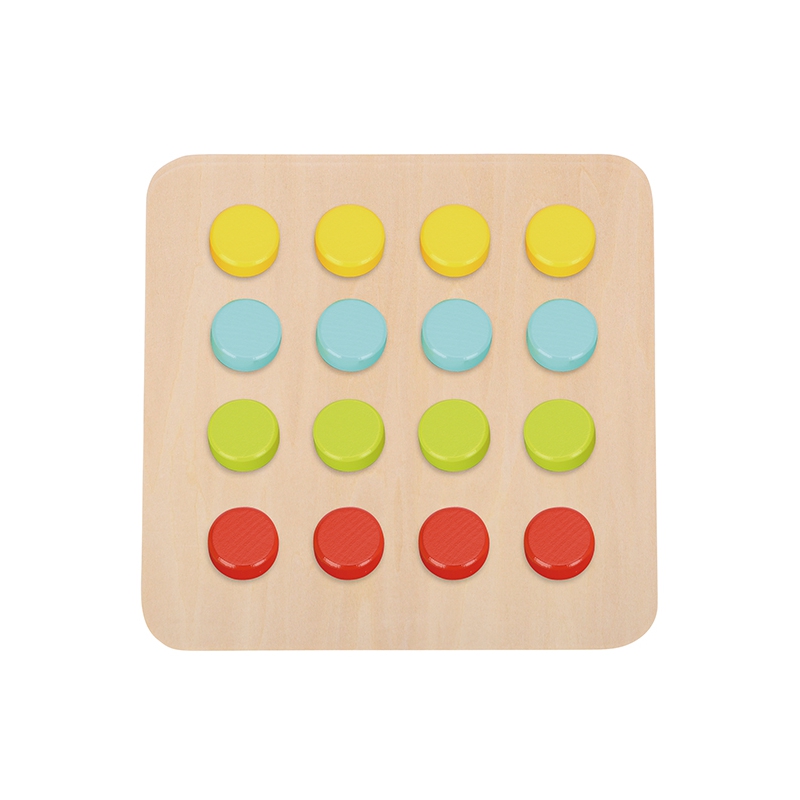 TOOKY TOY Układanka Klocki dla Dzieci Zwierzęta Dopasuj Nauka Kształtów Kolorów + Plansze - obrazek 10