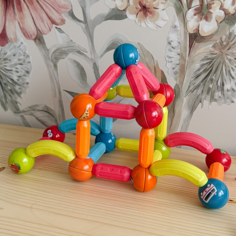 WOOPIE Magnetyczne Klocki Konstrukcyjne Edukacyjne 76 el. - obrazek 2