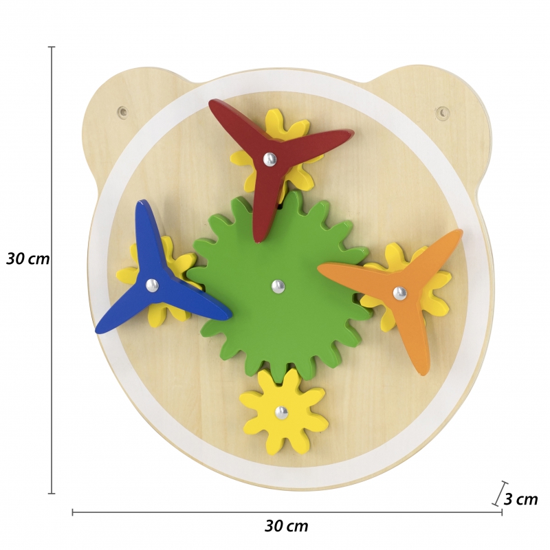 VIGA Drewniana Tablica Wiatraczki Certyfikat FSC Montessori - obrazek 4