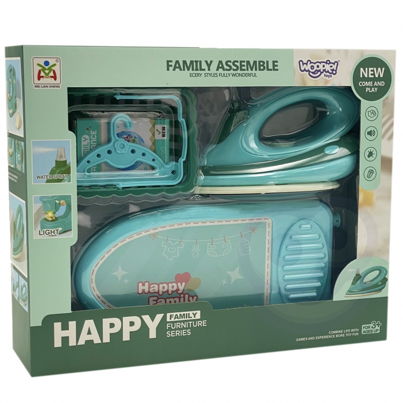 WOOPIE Zestaw do Prasowania 2w1 Deska Żelazko + Kosz na Pranie 6 el. - obrazek 6