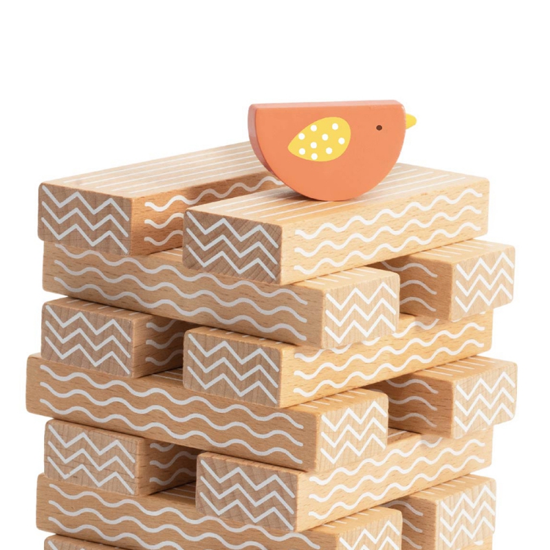 CLASSIC WORLD Gra Edukacyjna Układanie Klocków Ptaków 23 el. - obrazek 7