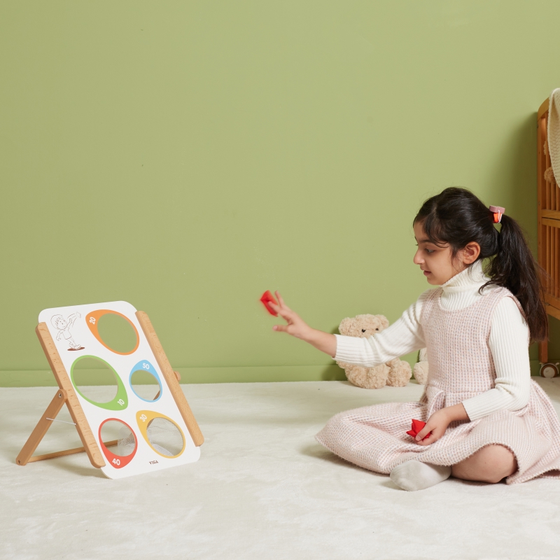 VIGA Drewniana Gra Zręcznościowa Rzut Do Celu Certyfikat FSC - obrazek 3