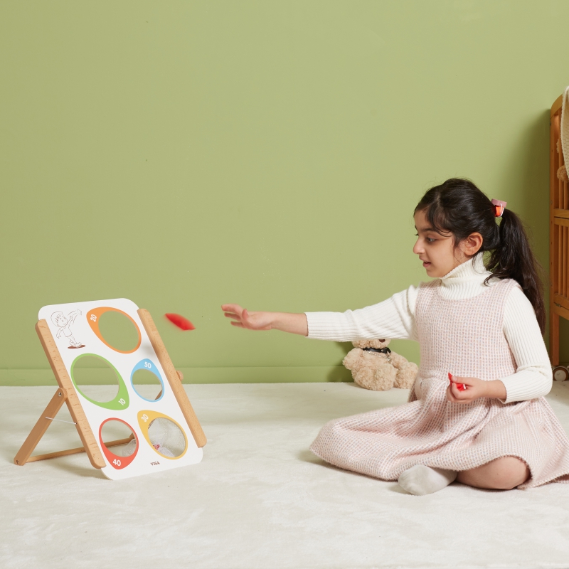 VIGA Drewniana Gra Zręcznościowa Rzut Do Celu Certyfikat FSC - obrazek 4