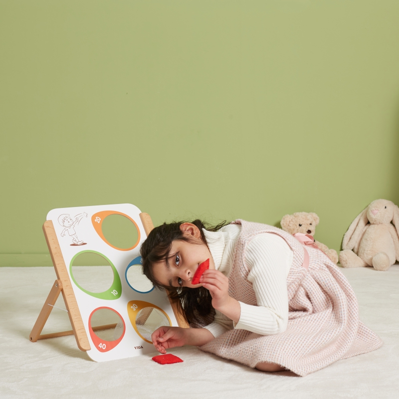 VIGA Drewniana Gra Zręcznościowa Rzut Do Celu Certyfikat FSC - obrazek 7