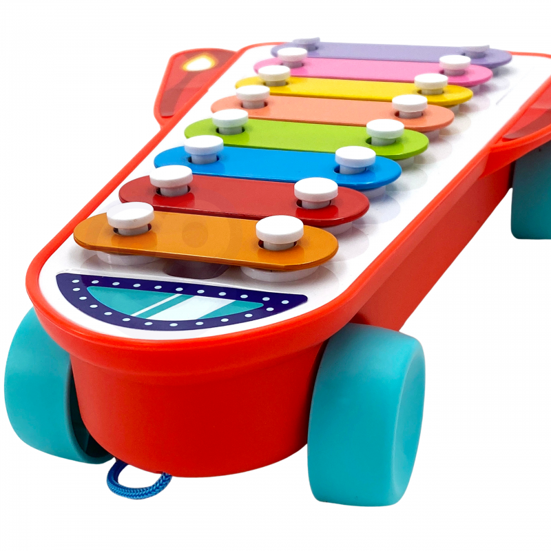 WOOPIE BABY Cymbałki Rakieta Kosmiczna Niebieska 18m+ - obrazek 6