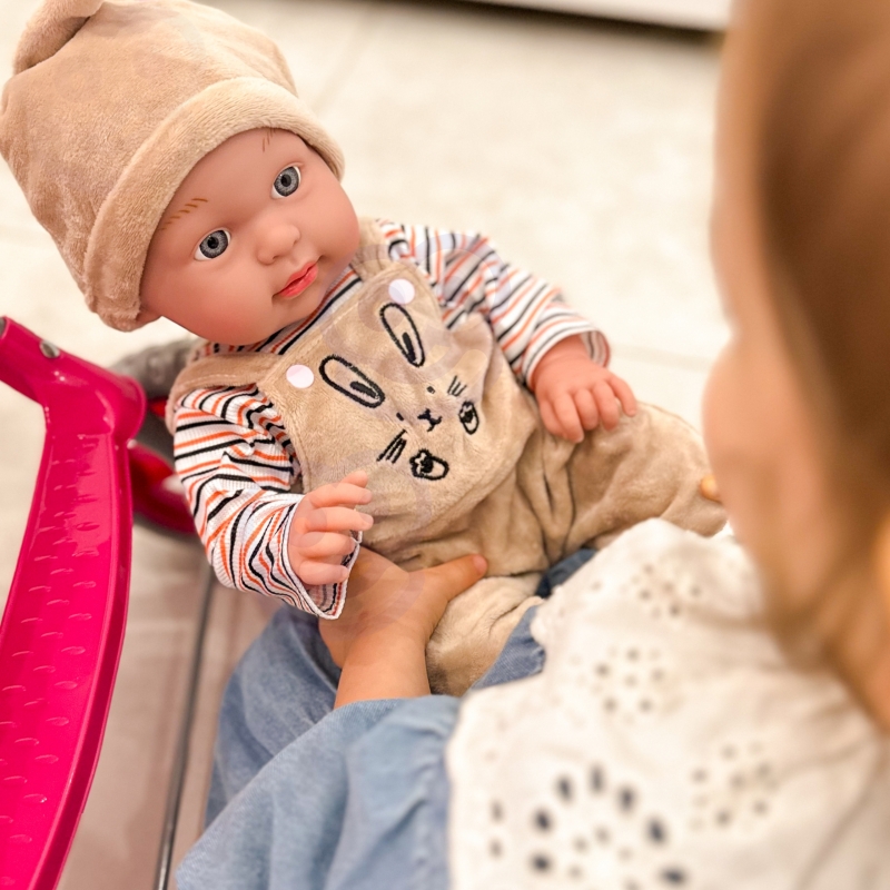 WOOPIE ROYAL Lalka Bobas w Ubranku Króliczek 46 cm - obrazek 5