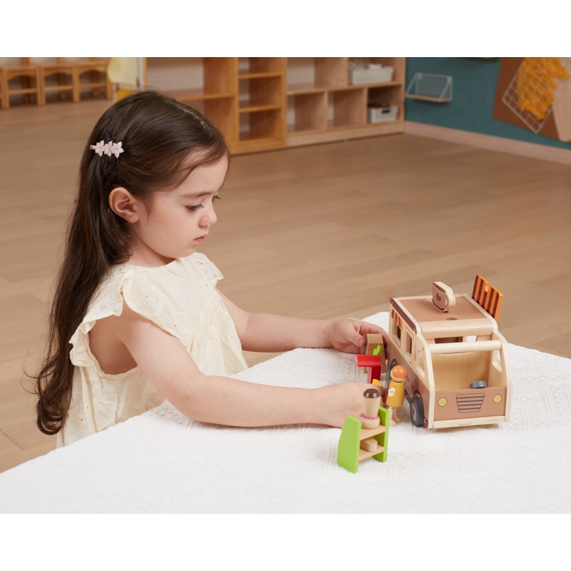 VIGA Food truck Drewniane Auto Kawiarnia Cukiernia - obrazek 9