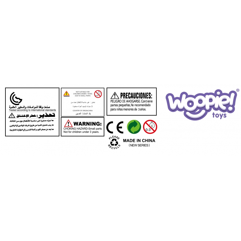 WOOPIE ROYAL Lalka Bobas w Ubranku Króliczek 46 cm - obrazek 10