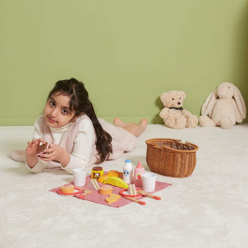 VIGA Drewniany Zestaw Piknikowy 30 el. - obrazek 13