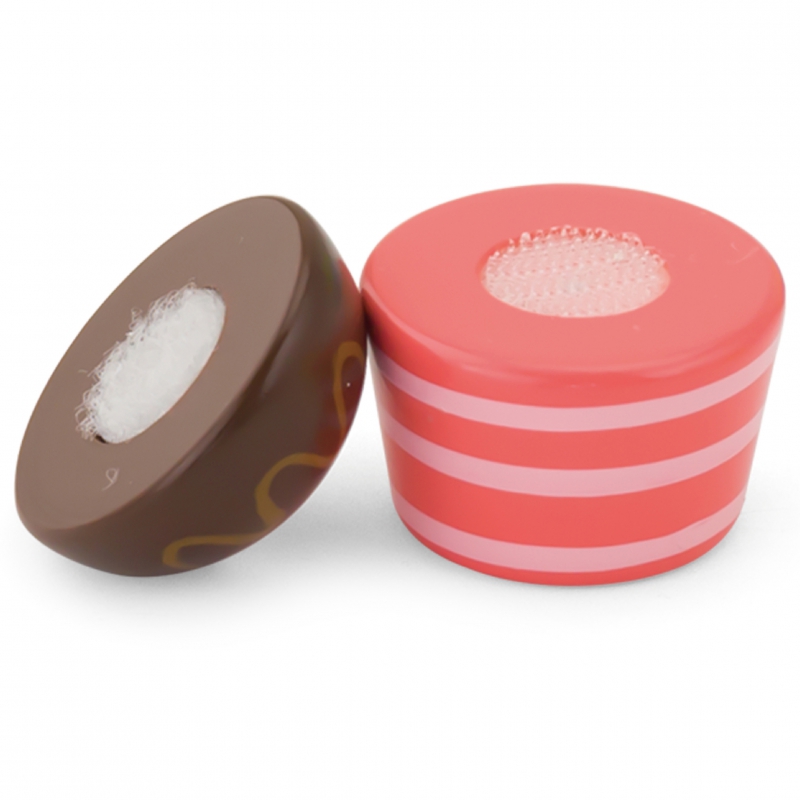 Viga Drewniane Ciasteczka Babeczki 4szt - obrazek 3