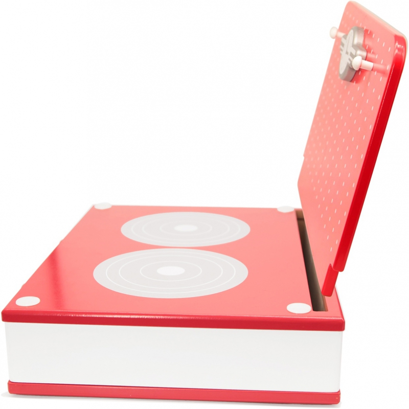 CLASSIC WORLD Drewniana Kuchnia 2w1 Grill + Kuchenka dla Dzieci 22el. - obrazek 4