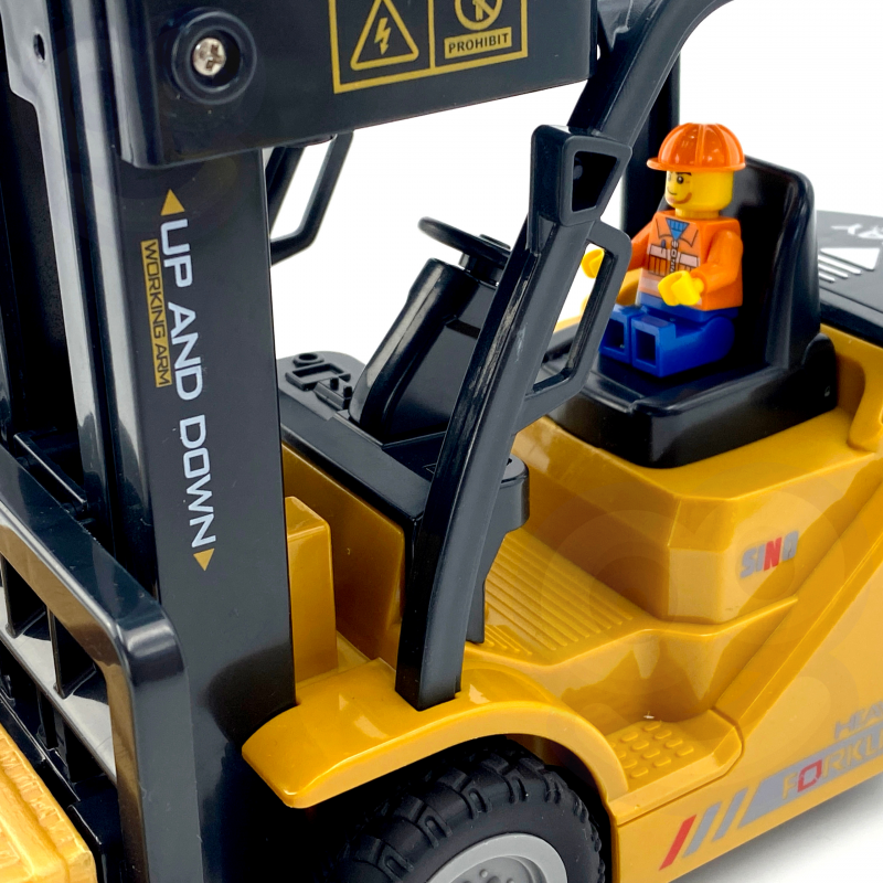 WOOPIE Zdalnie Sterowany Wózek Widłowy 2w1 Dźwig RC - Skala 1:24 - obrazek 8