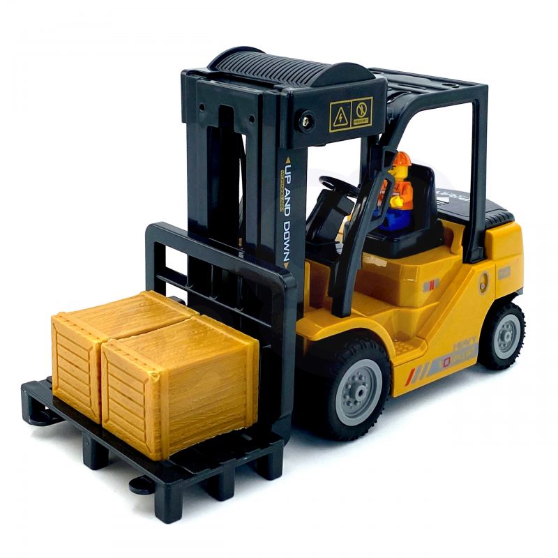 WOOPIE Zdalnie Sterowany Wózek Widłowy 2w1 Dźwig RC - Skala 1:24 - obrazek 9