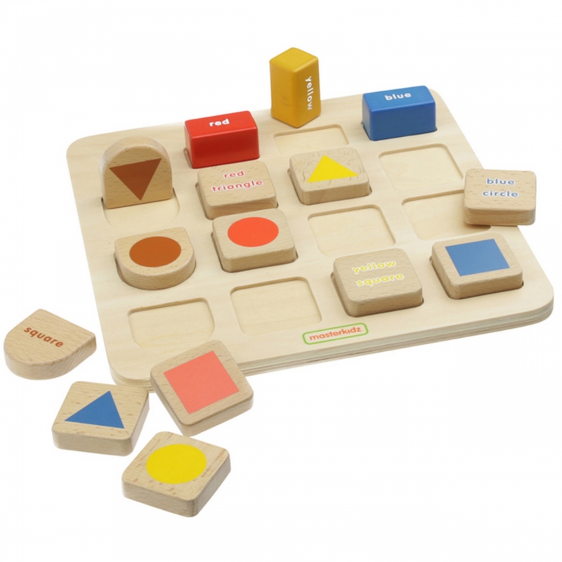 MASTERKIDZ Tablica Edukacyjna Sorter Kształty i Kolory - obrazek 5