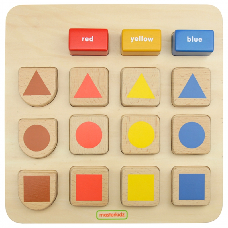 MASTERKIDZ Tablica Edukacyjna Sorter Kształty i Kolory - obrazek 6