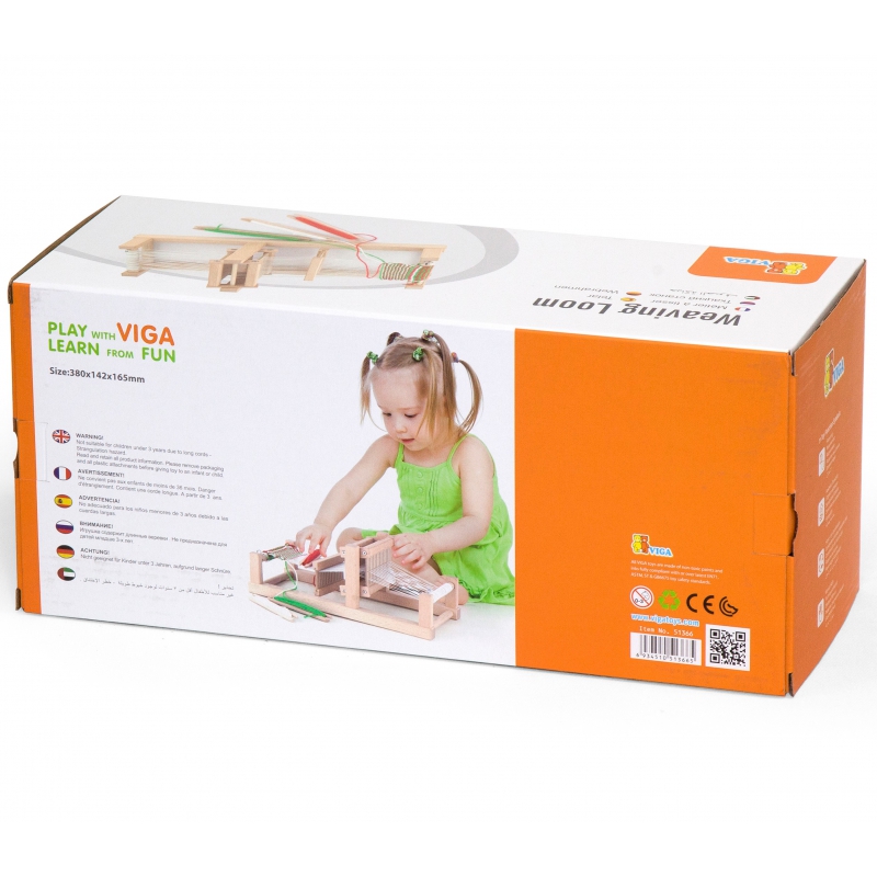 VIGA Krosno Tkackie Warsztat Tkacki Drewniany Certyfikat FSC - obrazek 7