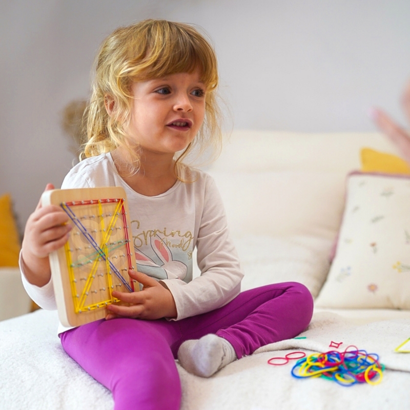 WOOPIE GREEN Geoplan na Gumki Drewniana Układanka 69 el. Certyfikat FSC - obrazek 2