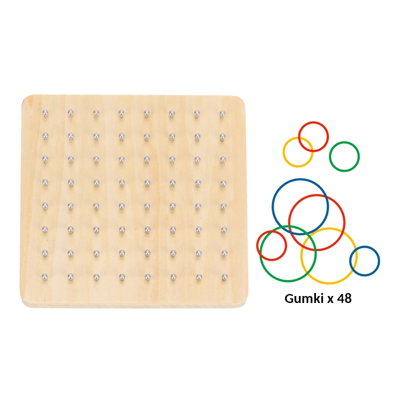 WOOPIE GREEN Geoplan na Gumki Drewniana Układanka 69 el. Certyfikat FSC - obrazek 13