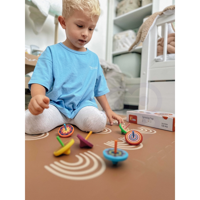 VIGA Kolorowy Bączek drewniany 1szt - obrazek 4