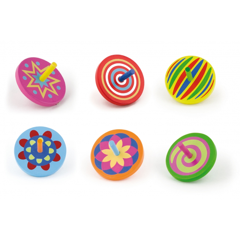 VIGA Kolorowy Bączek drewniany 1szt - obrazek 9