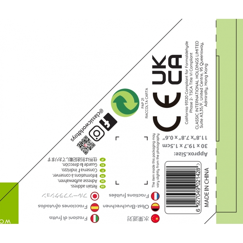 CLASSIC WORLD Drewniane Owoce do Krojenia na Rzepy + Nauka Ułamków i Dzielenia MONTESSORI 23 el. - obrazek 11