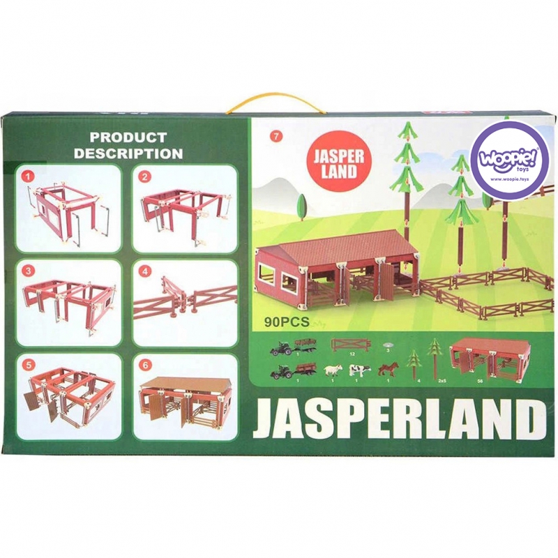 WOOPIE Zestaw Farma ze Zwierzętami Figurki + 2 Traktorki 102 el. - obrazek 9