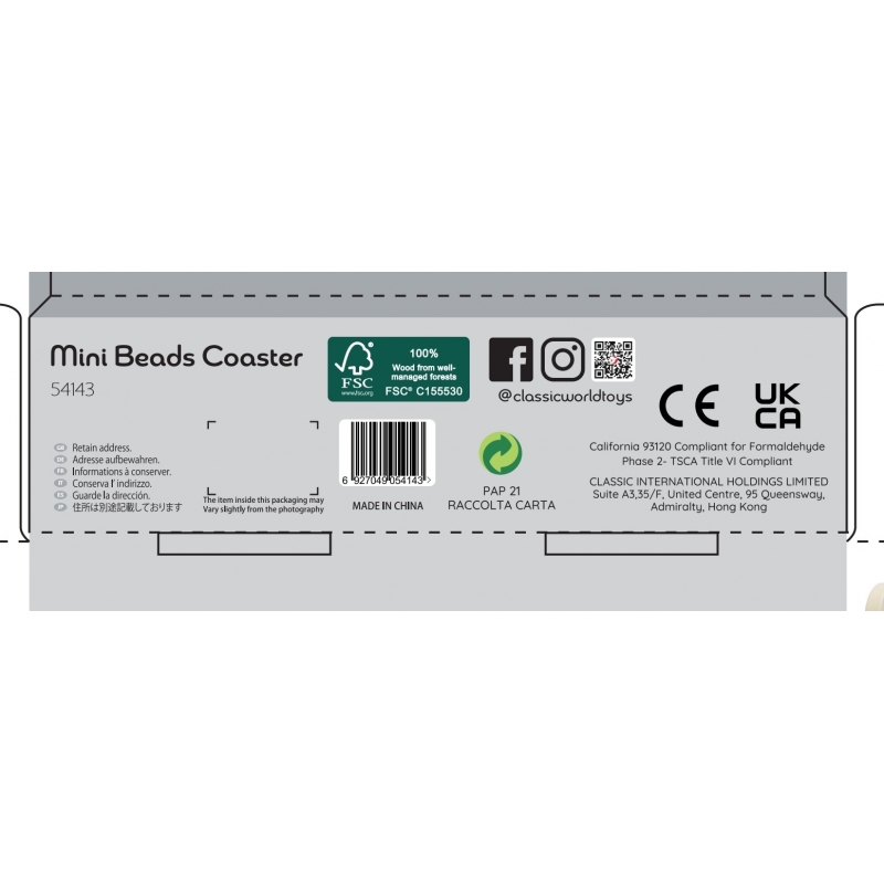 CLASSIC WORLD Pętla Motoryczna Logiczna Przeplatanka Edukacyjna Labirynt dla Dzieci 1 szt. - obrazek 9