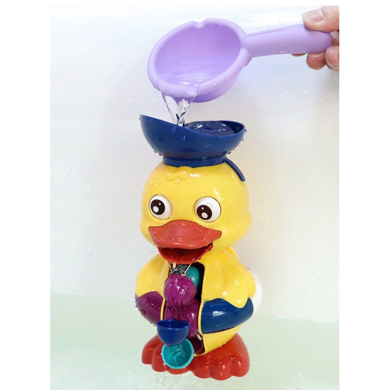 WOOPIE BABY Kaczuszka Zabawka Wodna do Kąpieli Kołowrotek Przelewowa - obrazek 12