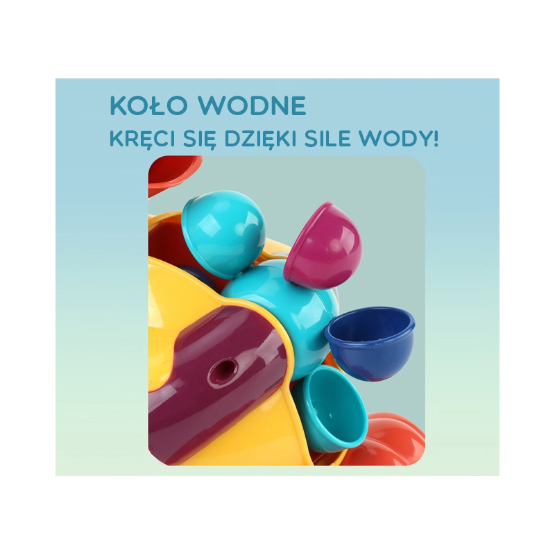 WOOPIE BABY Kaczuszka Zabawka Wodna do Kąpieli Kołowrotek Przelewowa - obrazek 14