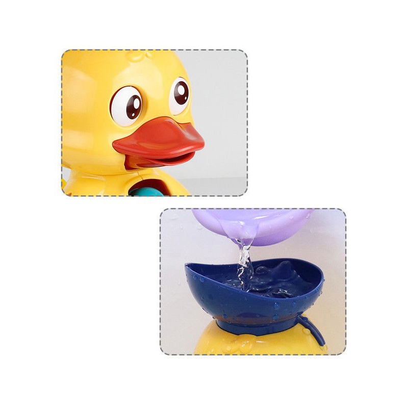 WOOPIE BABY Kaczuszka Zabawka Wodna do Kąpieli Kołowrotek Przelewowa - obrazek 15