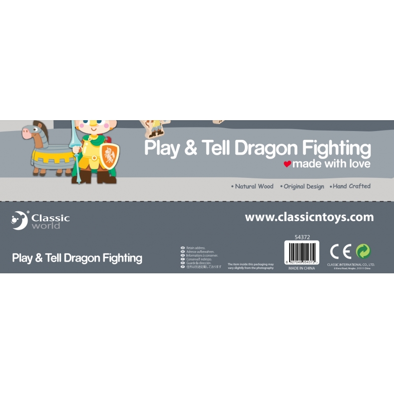 CLASSIC WORLD Klocki Figurka Makieta Zamek Smok 16 el. - obrazek 7