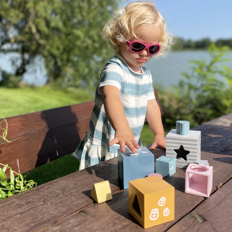 VIGA PolarB Piramidka Układanka edukacyjna Sorter Kostki Klocki - obrazek 7