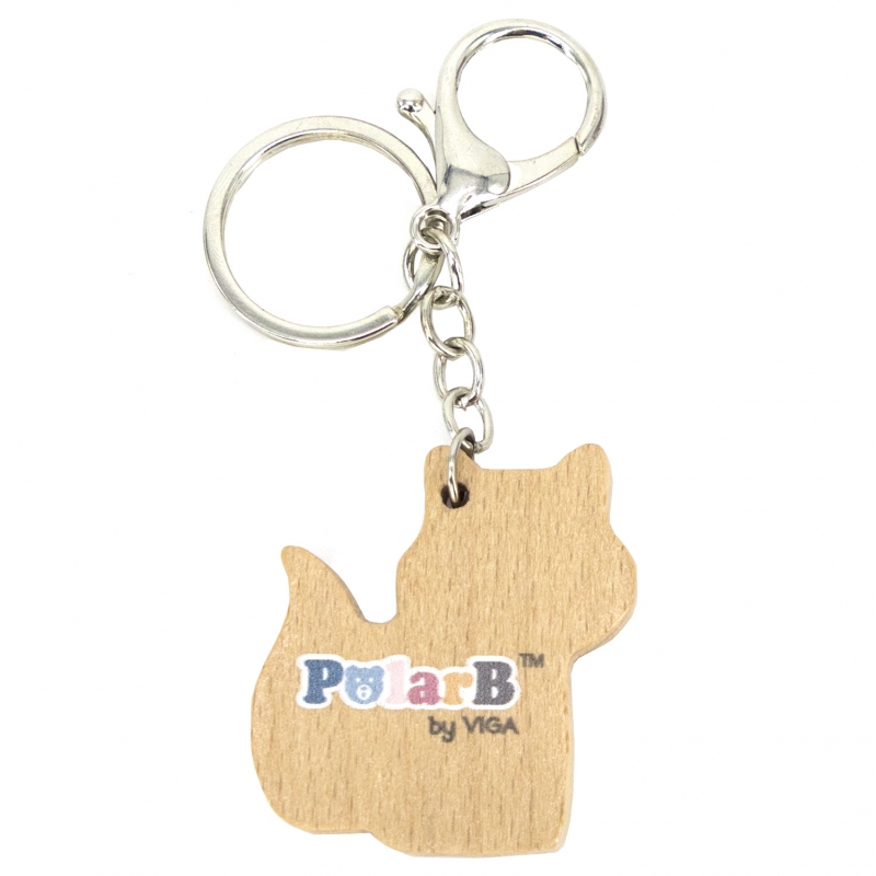 VIGA PolarB Drewniany Breloczek Lis Brelok - obrazek 2