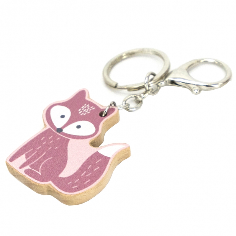 VIGA PolarB Drewniany Breloczek Lis Brelok - obrazek 3