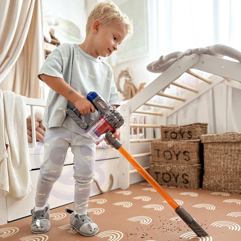 WOOPIE Interaktywny Odkurzacz Pionowy 3w1 dla Dzieci z Funkcją Ssania - obrazek 2