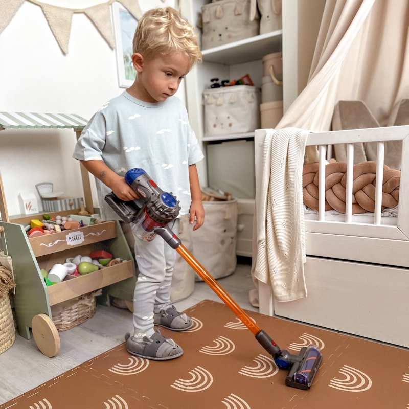 WOOPIE Interaktywny Odkurzacz Pionowy 3w1 dla Dzieci z Funkcją Ssania - obrazek 5