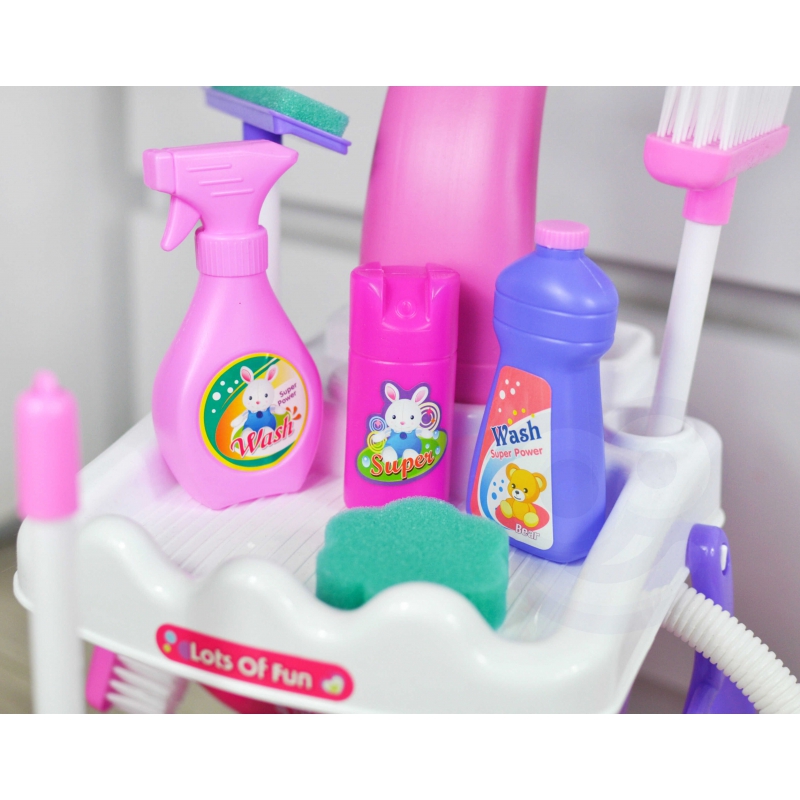 WOOPIE Zestaw do Sprzątania Wózek Odkurzacz Funkcja Ssania + 11 Akc. - obrazek 7