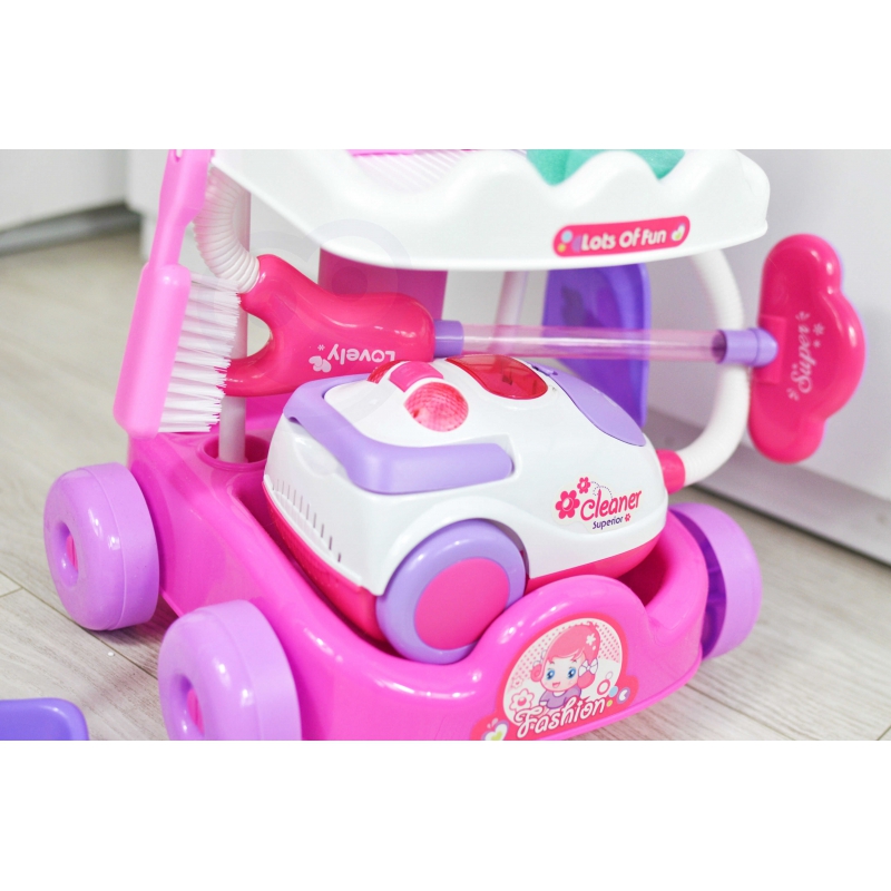 WOOPIE Zestaw do Sprzątania Wózek Odkurzacz Funkcja Ssania + 11 Akc. - obrazek 9