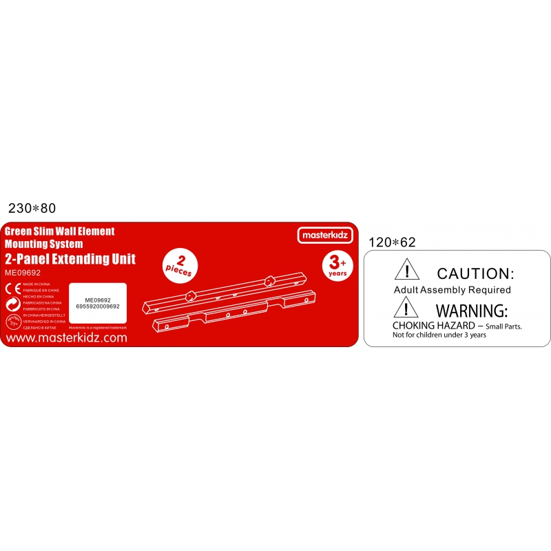 MASTERKIDZ Ramka Flex Krawędź Dolna I Górna 2 Tablice - obrazek 3