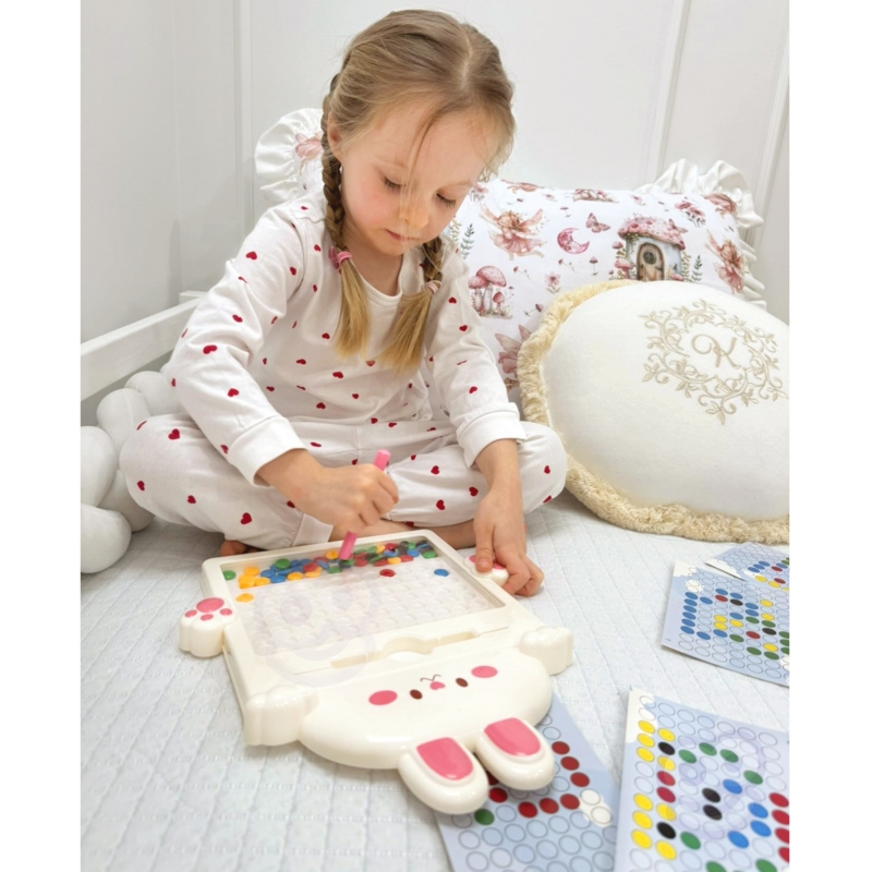 WOOPIE Tablica Magnetyczna dla Dzieci Montessori MagPad Królik - obrazek 2