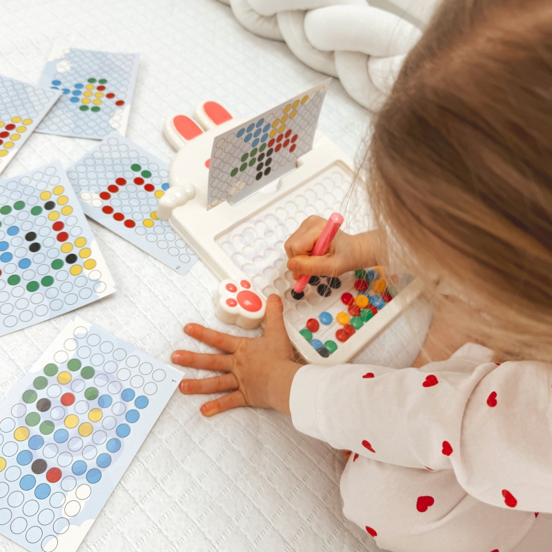 WOOPIE Tablica Magnetyczna dla Dzieci Montessori MagPad Królik - obrazek 3